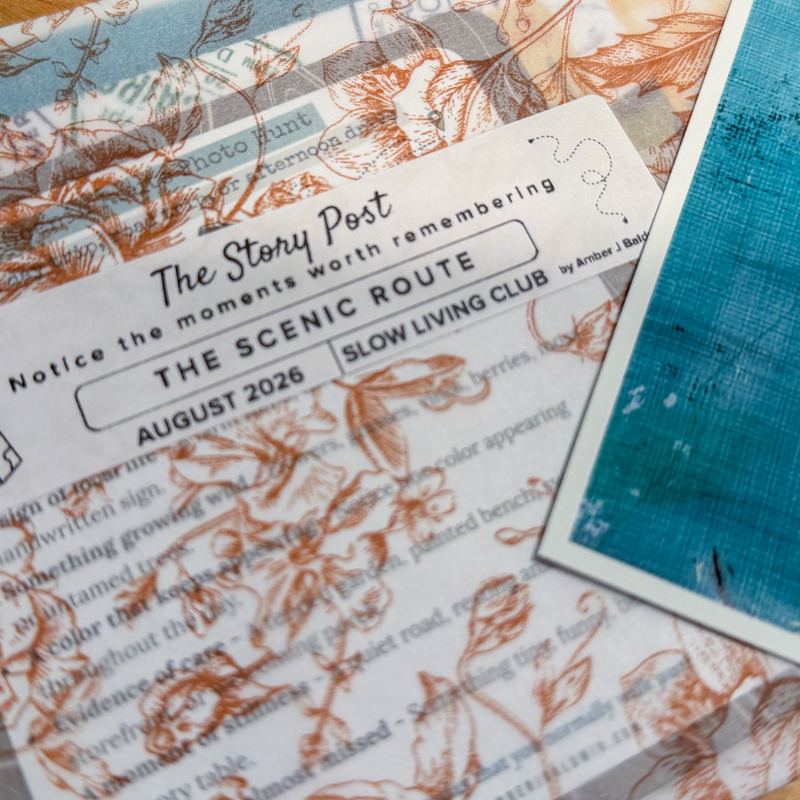 August 2026 Mail Club Catch Up (The Scenic Route, Issue 5)